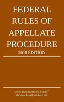 Federal Rules of Appellate Procedure; 2018 Edition cover