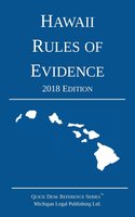 Hawaii Rules of Evidence; 2018 Edition cover