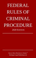 Federal Rules of Criminal Procedure; 2020 Edition cover