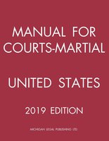 Manual for Courts-Martial United States (2019 Edition) cover