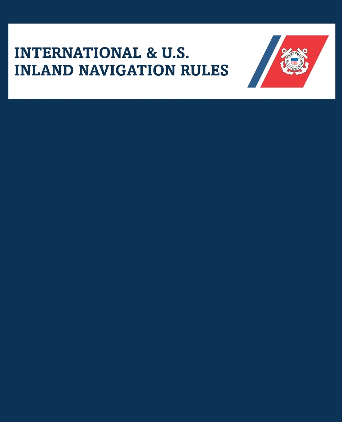 Amalgamated International & U.S. Inland Navigation Rules cover