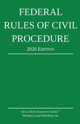 Federal Rules of Civil Procedure; 2026 Edition: With Statutory Supplement cover
